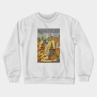 Vintage Wanderlust Crewneck Sweatshirt